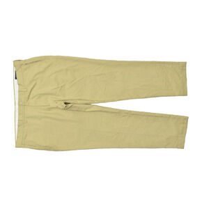 Men Polo Ralph Lauren Chino Pants Straight Slim Fit Size 40x32 Khaki Polyester